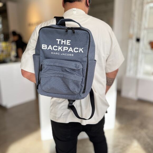 Last 2‼️Marc Jacobs Canvas Backpack H301M06SP21 & Receipt - Picture 12 of 16